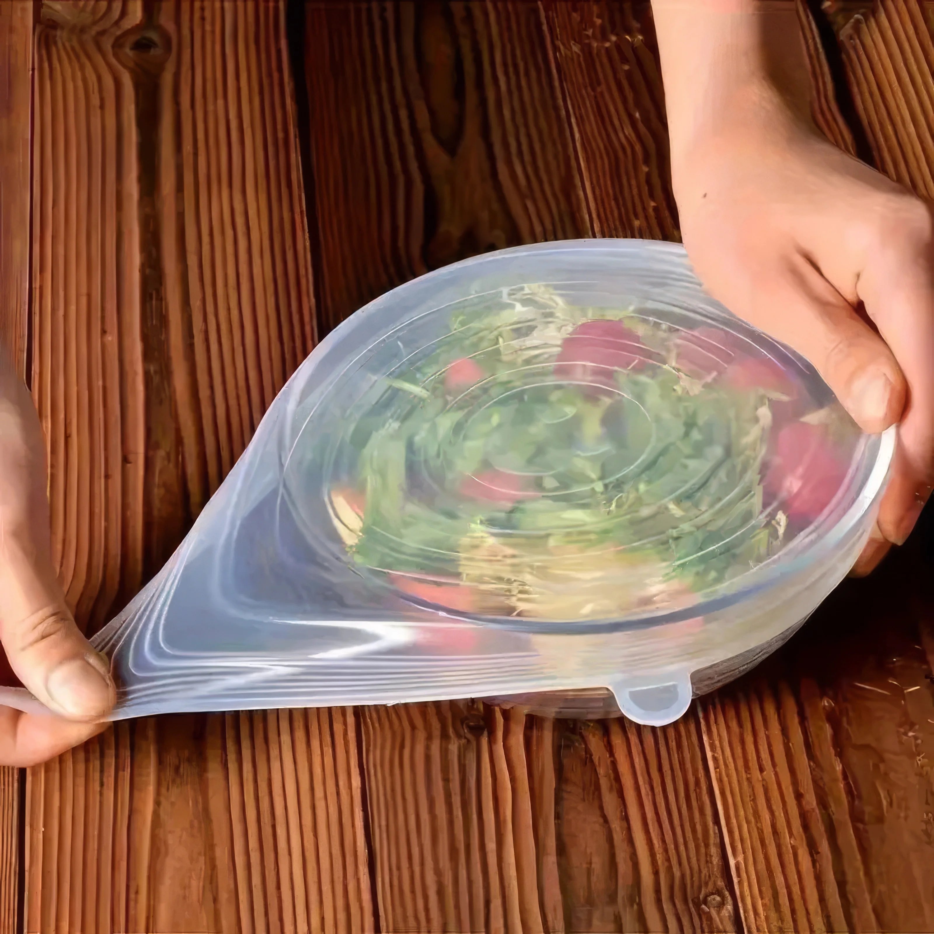 6pcs Reusable Silicone Food Covers