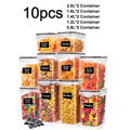 10pcs Sealed Storage Container Set Kitchen Storage