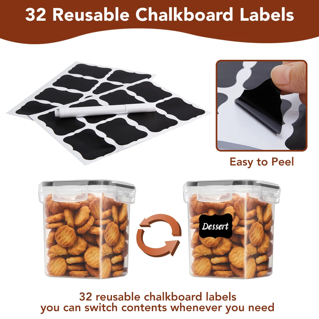 10pcs Sealed Storage Container Set Kitchen Storage