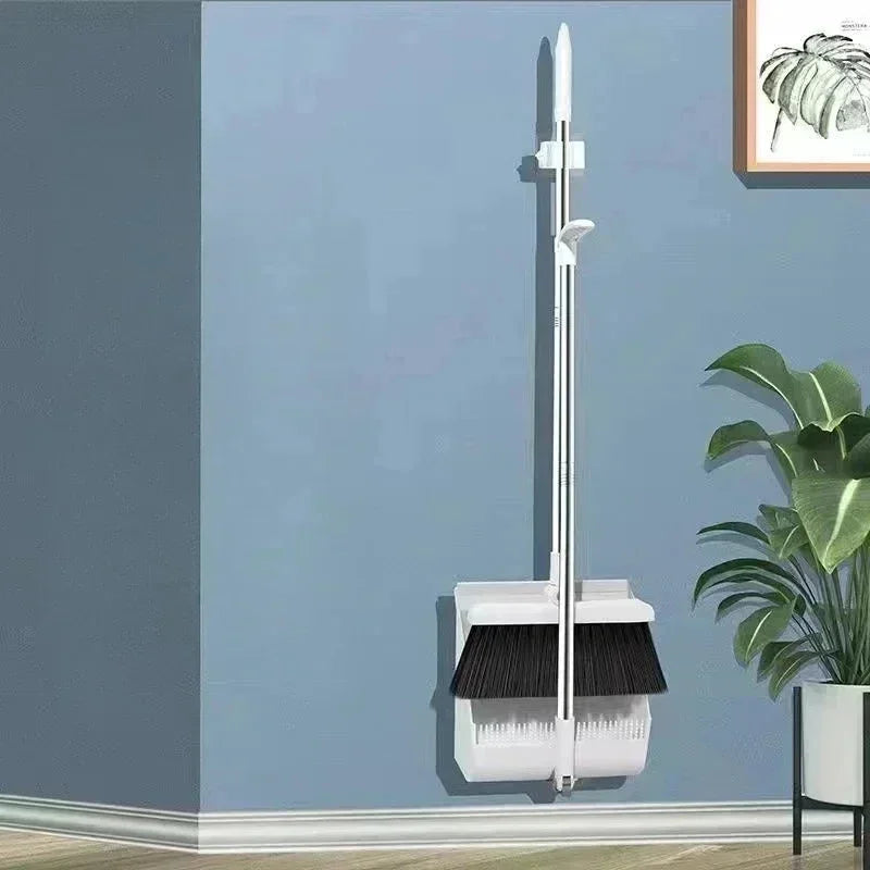 Folding Broom and Dustpan Set