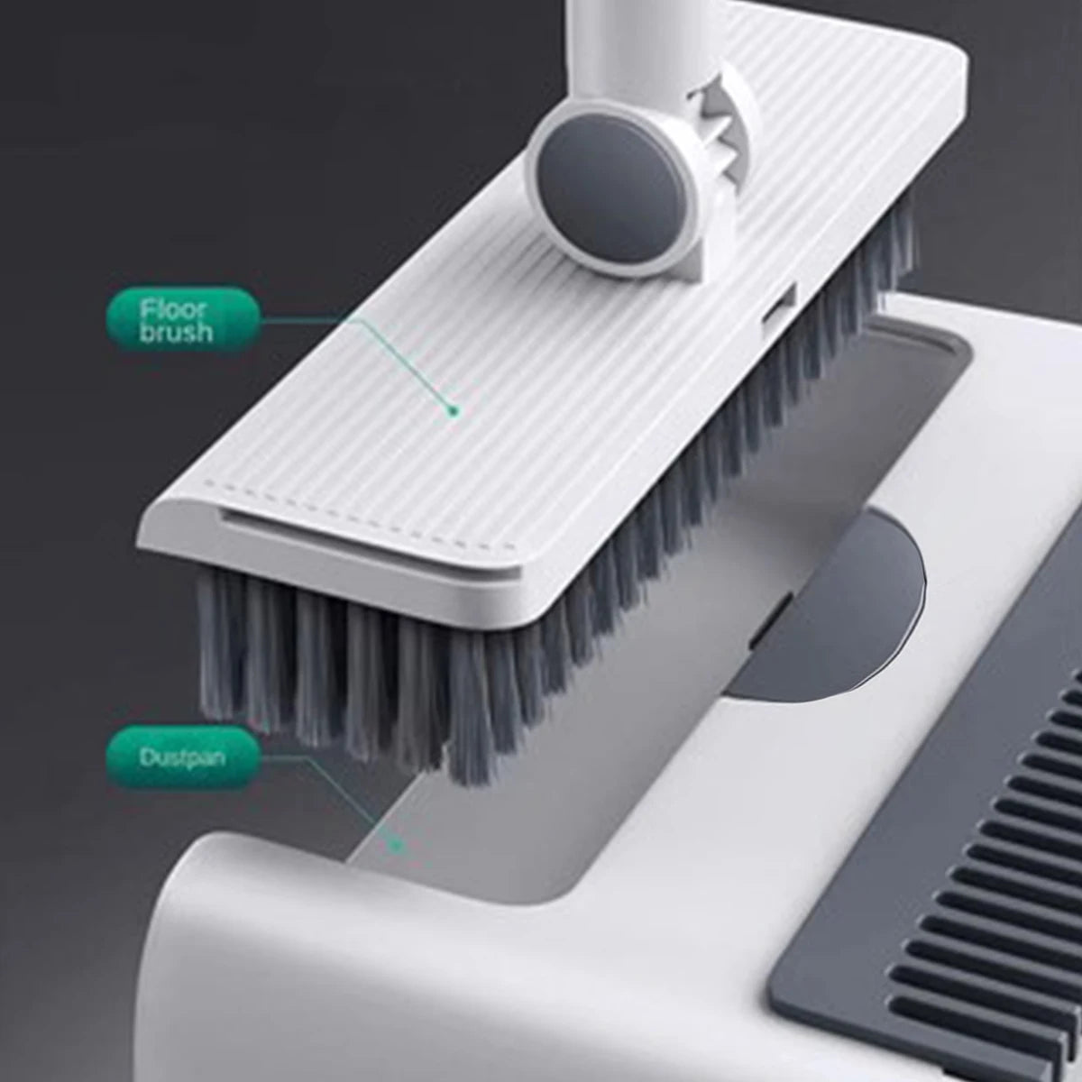 3-in-1 Broom, Dustpan and Brush Set