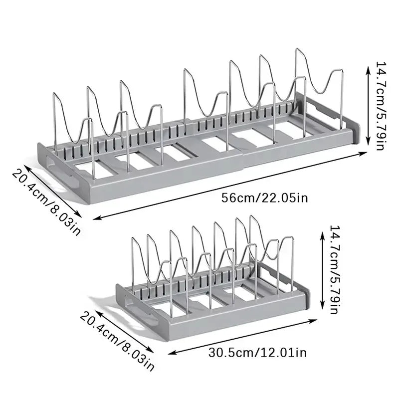 Expandable Pot & Pan Organizer