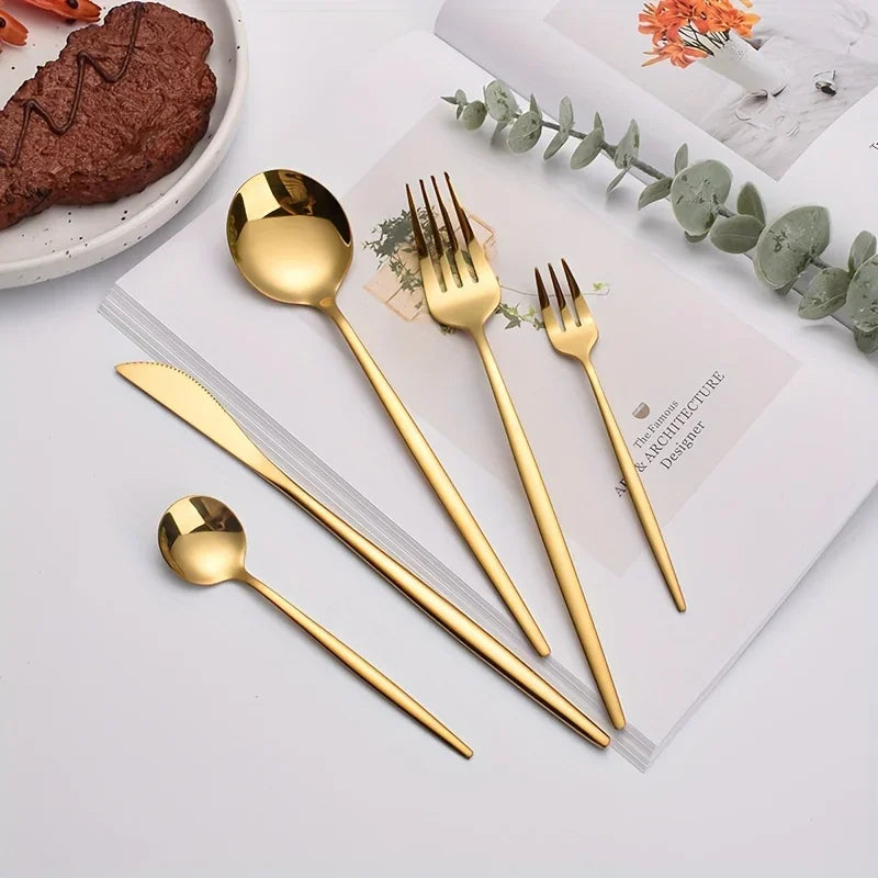 60pcs Stainless Steel Cutlery Set