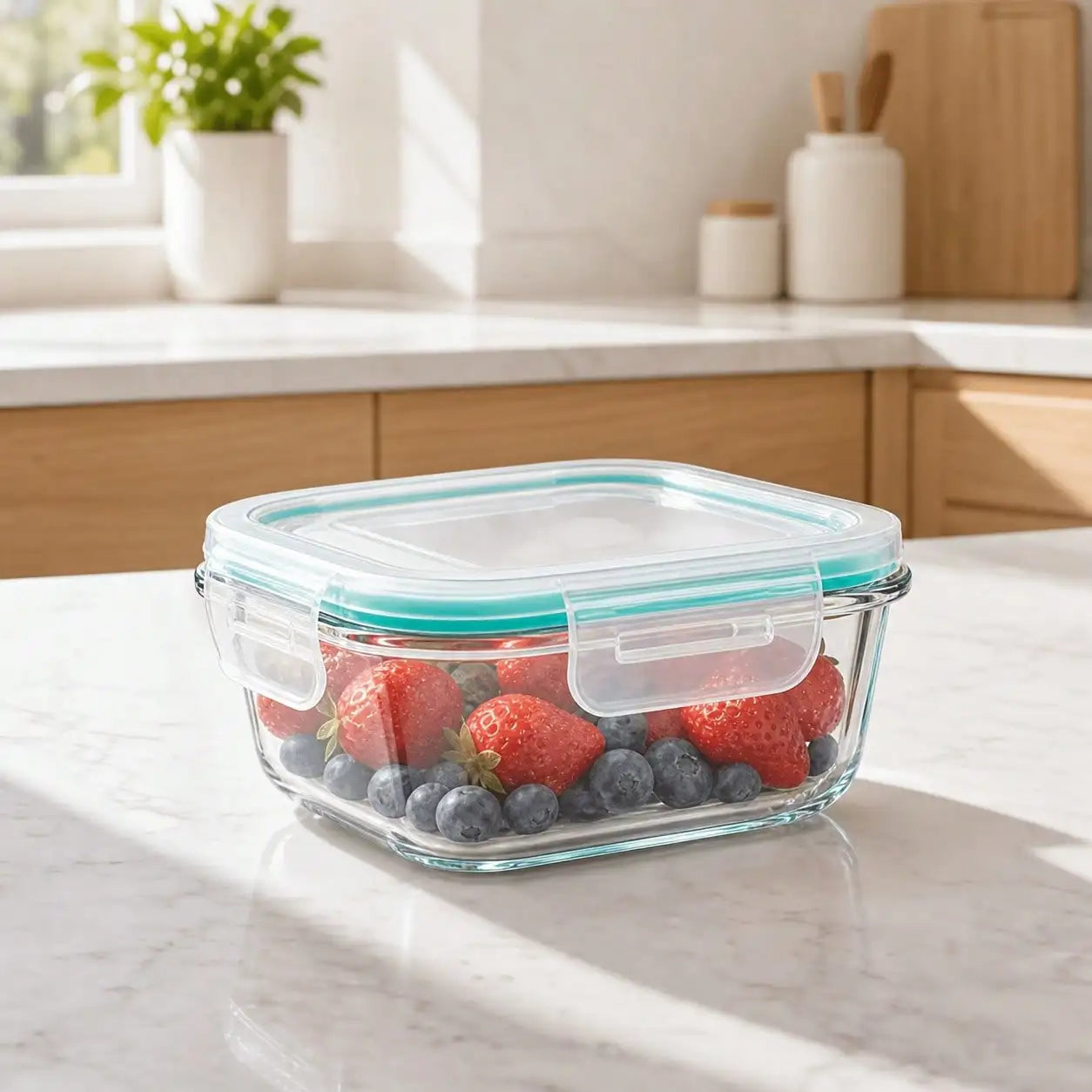Glass Food Storage Container Sets, BPA-Free