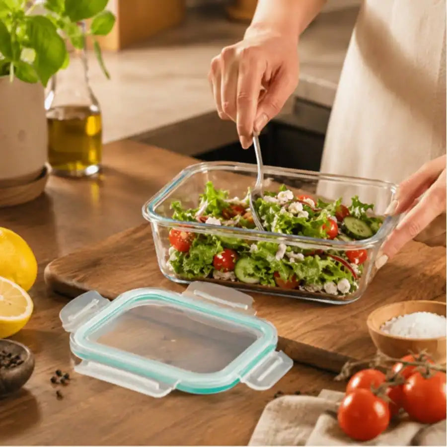 Glass Food Storage Container Sets, BPA-Free