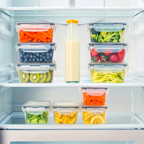 24 Piece Clear Food Storage Container Set