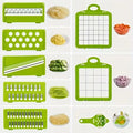 14-in-1 Vegetable Chopper and Dicer | Onion Chopper with Built-In Container