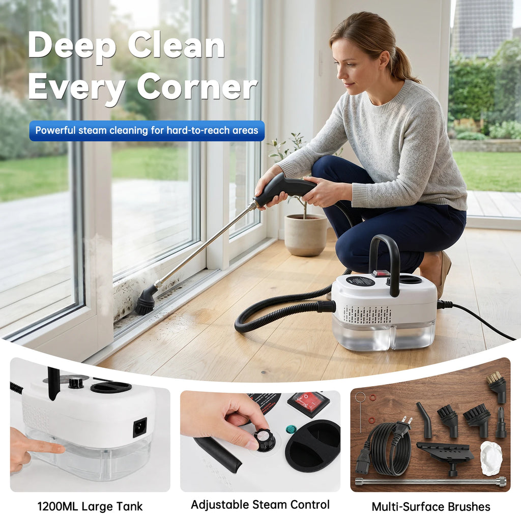 2500W Portable Handheld Steam Cleaner