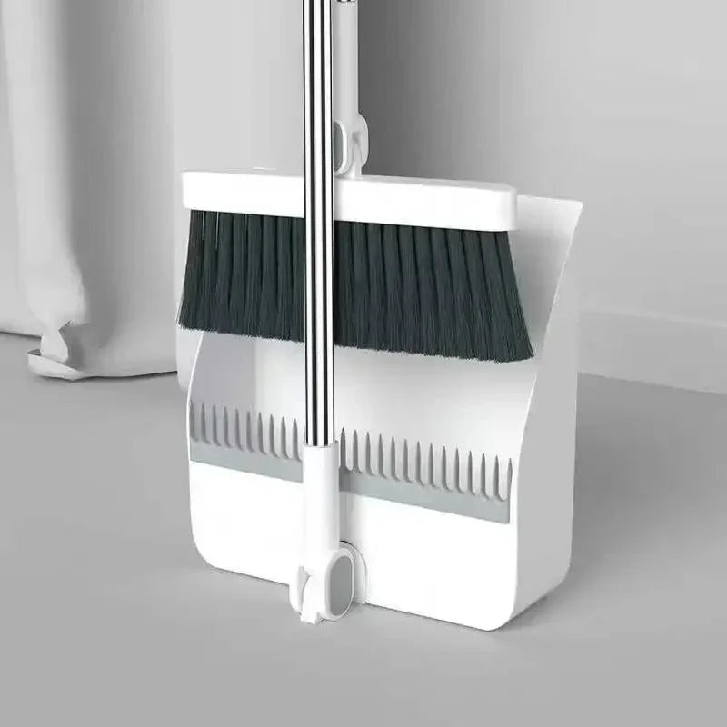 Folding Broom and Dustpan Set