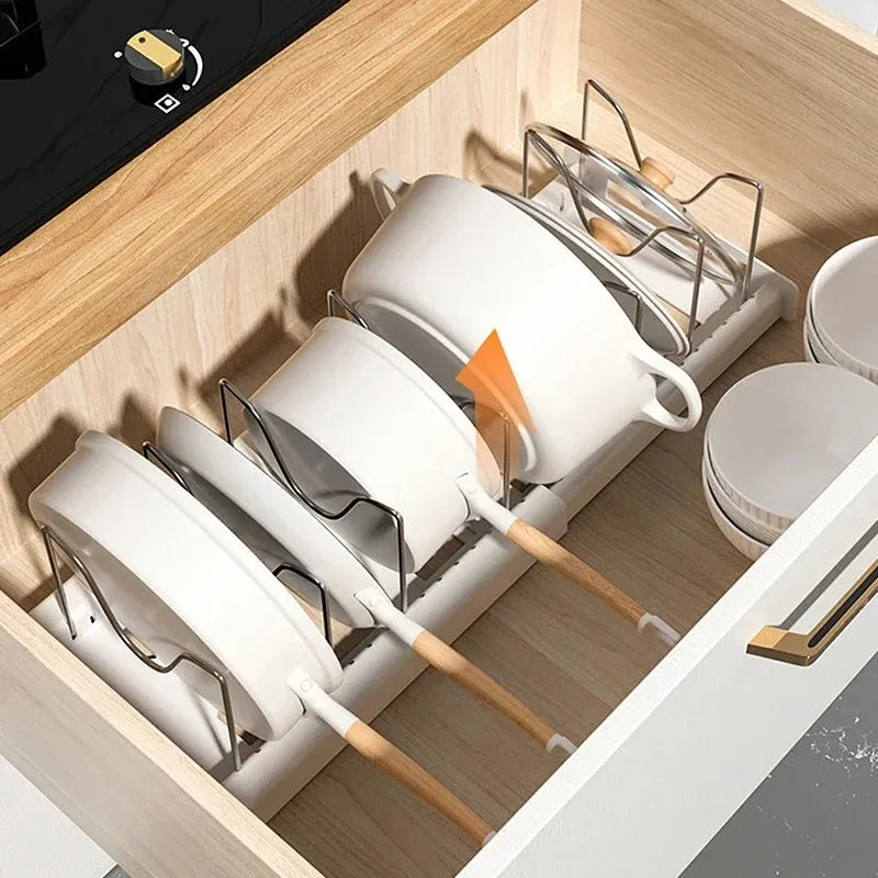 Expandable Pot & Pan Organizer
