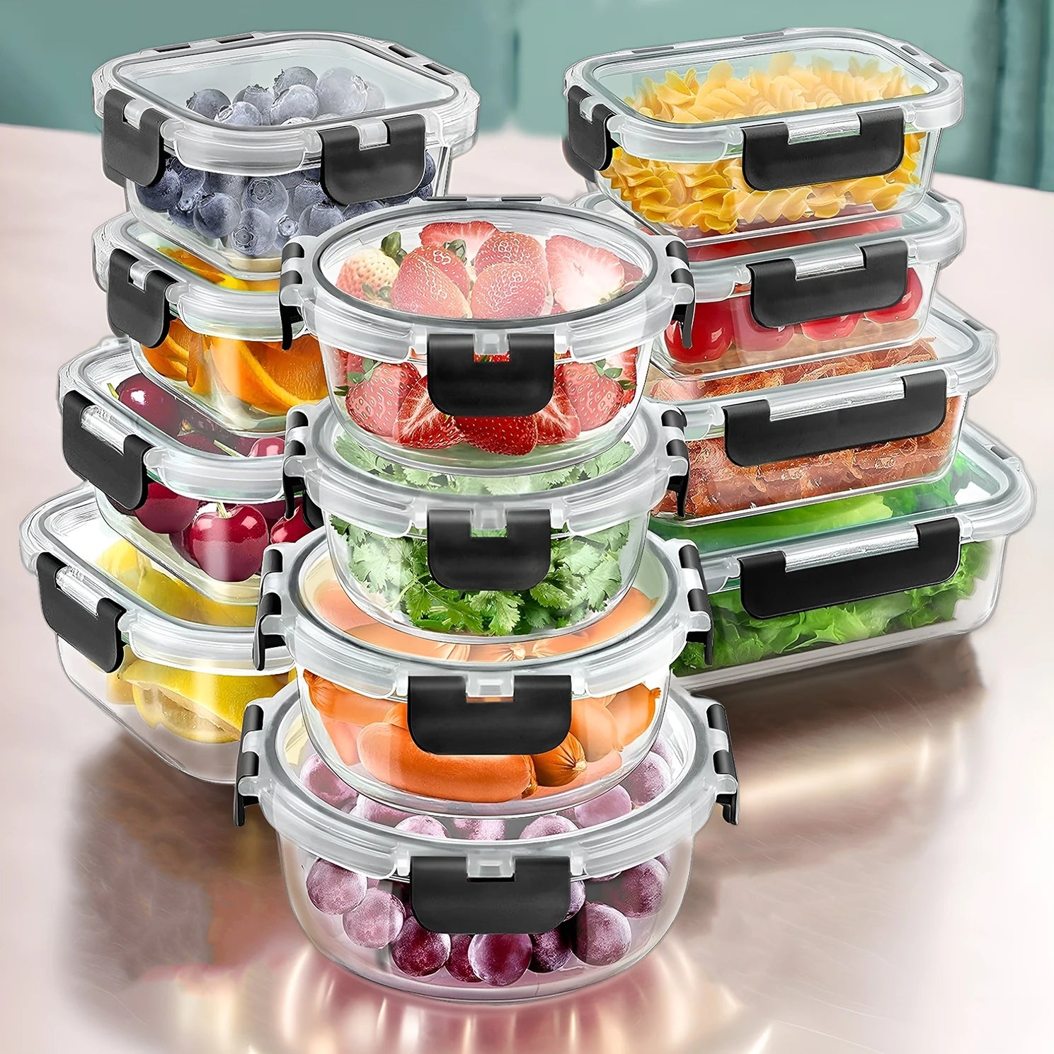 Everyday Glass Meal Prep Set