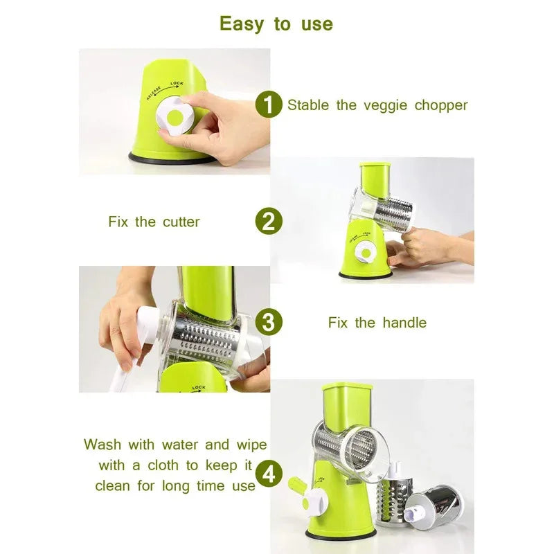 Ultimate Multifunctional Kitchen Rotary Grater