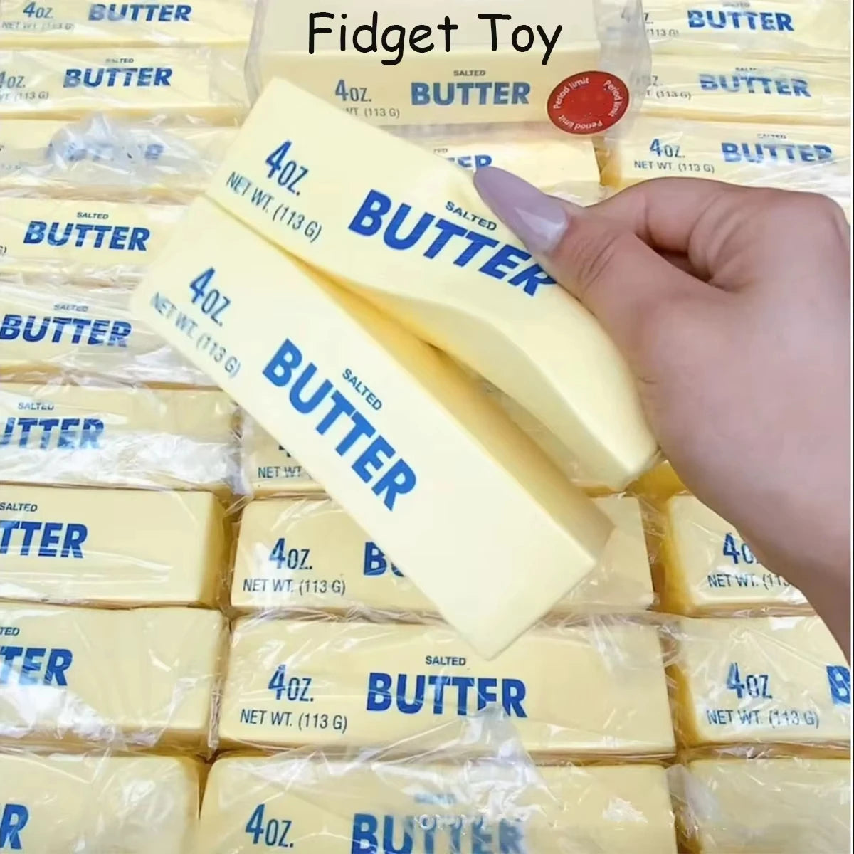 Squeeze Cheese Stick Stress Toy