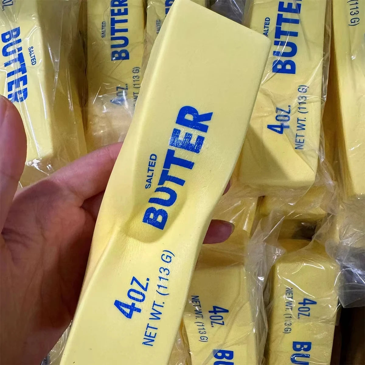 Squeeze Cheese Stick Stress Toy